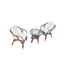Set mobilier Aga Ratan SITA Choco White