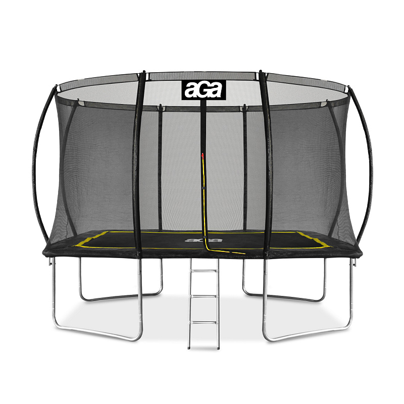 Aga Trambulină dreptunghiulară 244x335 cm Negru/Galben 6SAF044 - CALITATEA a II-a