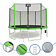 Aga SPORT PRO Trambulină 430 cm Verde deschis + plasă de protecție + scară + buzunar pentru încălțăminte