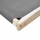 Aga Acoperiș pentru nisipar pentru copii 120x120 cm Gri