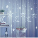 Cortină luminoasă stea, lună 138 LED alb rece ISO 11330