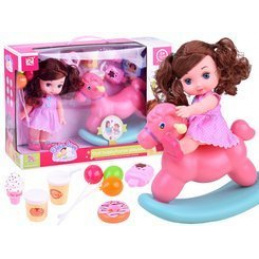 Păpușă bebeluș + CAL PE BALANSOAR accesorii ZA2927 universal