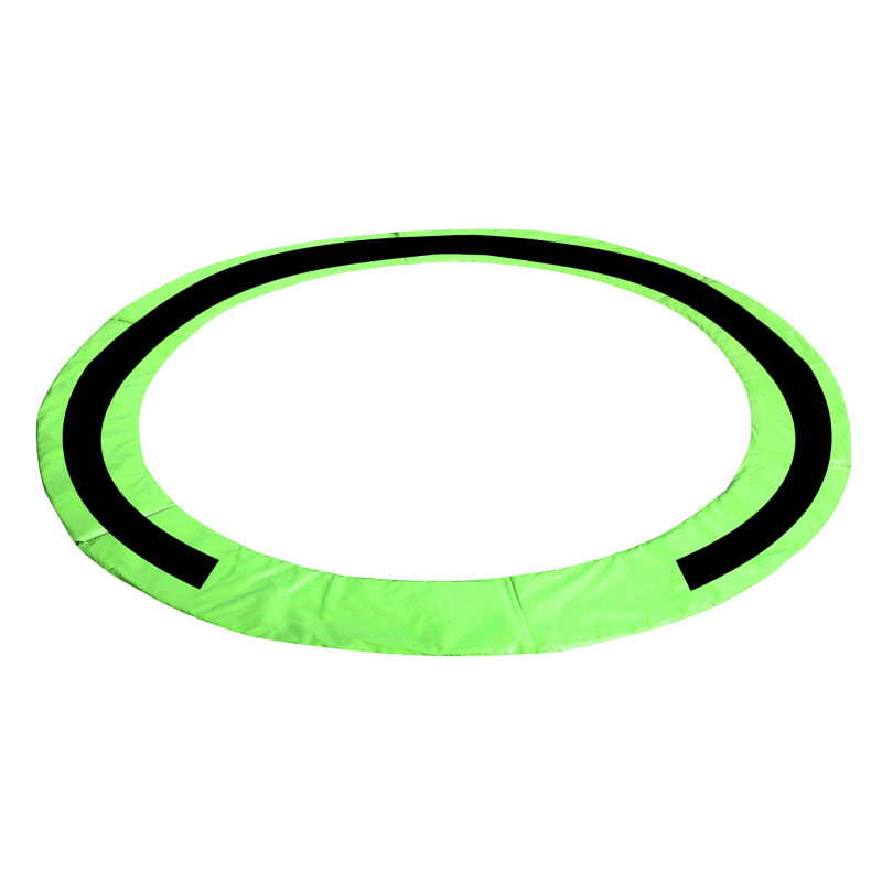Aga Husă pentru arcuri pentru trambulină cu plasă interioară 430 cm Verde deschis/Negru
