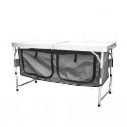 Aga Masă de camping pliabilă cu organizator 2DAZ104