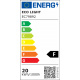 Plafonieră LED neagră TOR-202C - IP65 - 20W - alb neutru