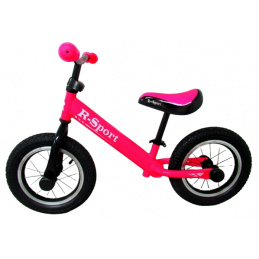 Bicicletă de echilibru R2 ROZ Pompate roți