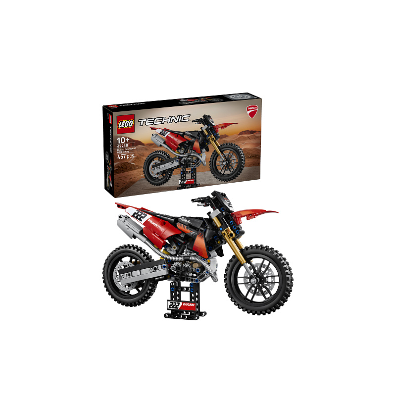LEGO® Technic 42238 Motocicleta Ducati Desmo450 MX, versiunea de uzină