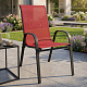 Linder Exclusiv Scaun de grădină STAPEL MC330885 Roșu închis