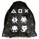 Paso Set școlar cu rucsac cu trei compartimente + sac pentru spate Game