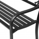Bancă de grădină din metal Aga MR2045 127x60x89 cm