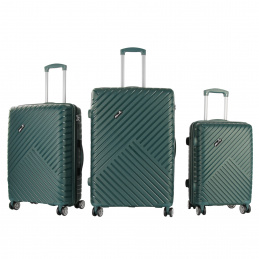 Set de valize de călătorie Aga Travel Verde închis 6CZ003 - 2. CALITATE