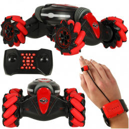 Aga Mașină RC cascadorie 360° roșie