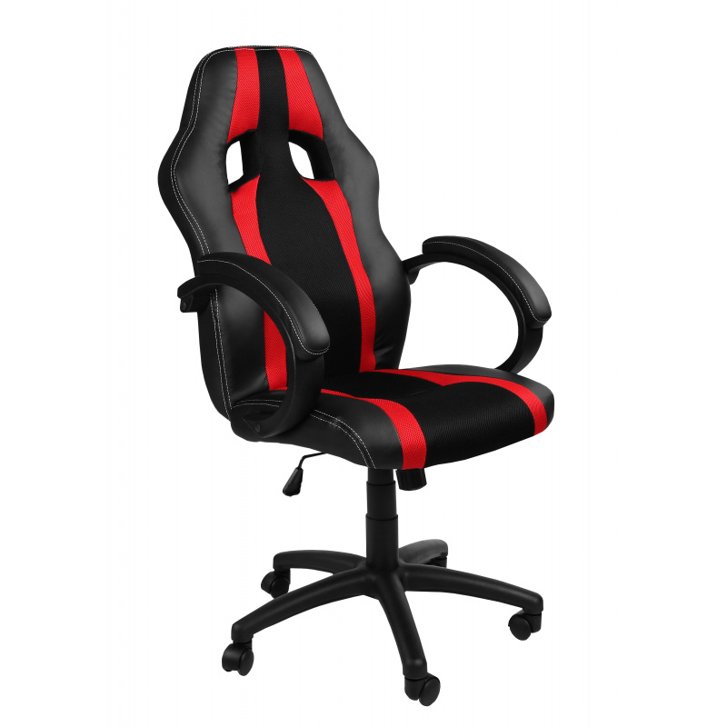 Scaun de joc Aga MR2060 Negru - Roșu