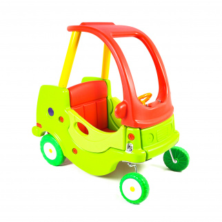 Aga Mașinuță de împins pentru copii DS3902 Verde/Roșu