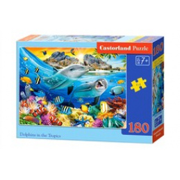 Puzzle 180 buc. Delfinii din Tropice universal