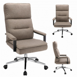 Scaun rotativ SEGO material textil - maro