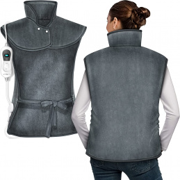 Tresko Pernă electrică de încălzire pentru spate și gât Gri