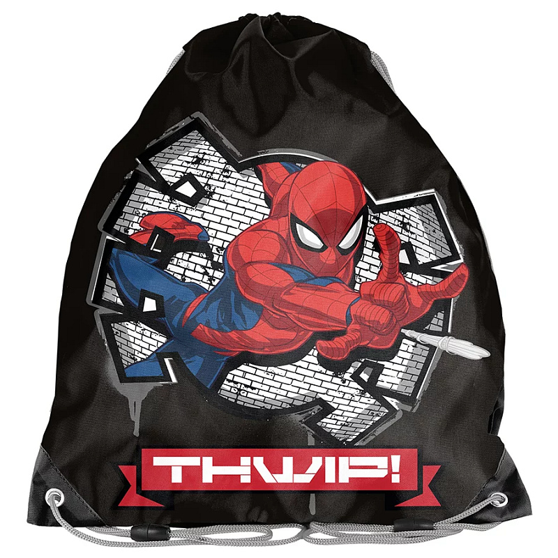 Rucsac pentru copii cu supererou, negru