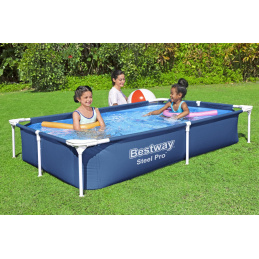 Piscină cu cadru SplashJr Steel Pro 221x150x43 BESTWAY + Set de reparații