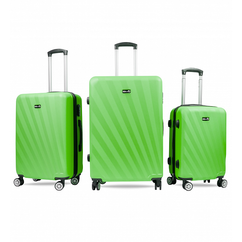 Set de valize de călătorie Aga Travel Verde - 2. CALITATE