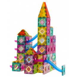 Blocuri Magnetice Castel Pista Bilă 139 buc.