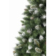 Aga Pom de Crăciun Pin 150 cm Crystal argintiu