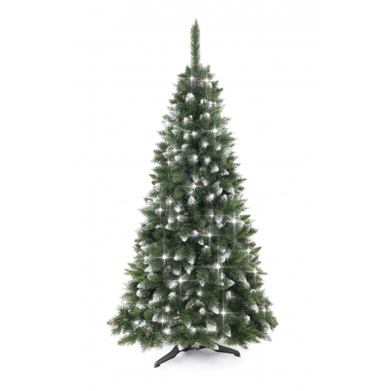 Aga Pom de Crăciun Pin 150 cm Crystal argintiu