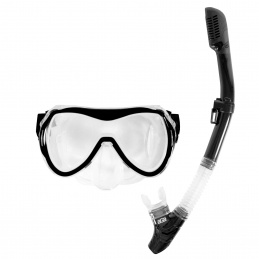 Set de scufundare Aga mască și snorkel M8+S6 Negru Set de scufundare Aga mască și snorkel M8+S6 Negru