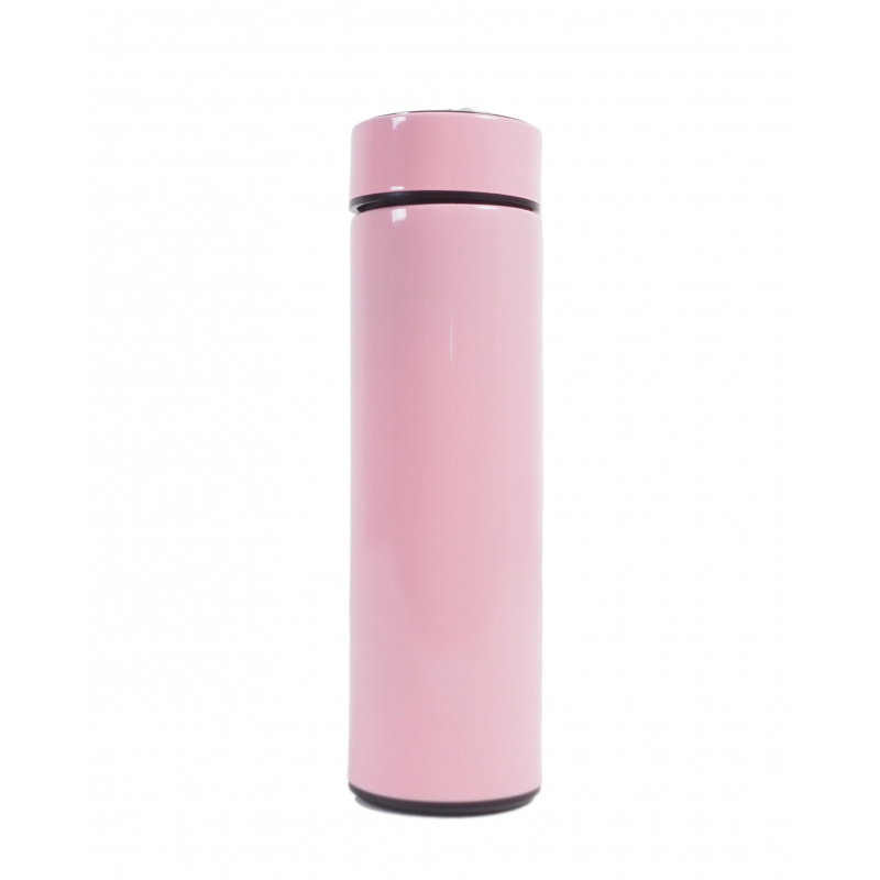 Aga Termos cu termometru 500 ml Roz