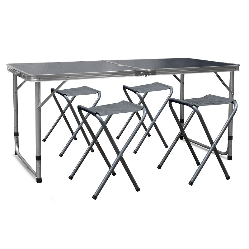 Aga Set pliabil de camping Gri 6DAZ580 - CALITATEA a II-a