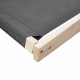 Aga Acoperiș pentru nisipar pentru copii 120x120 cm Gri închis