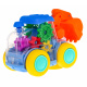Excavator interactiv colorat pentru copii 3+ Cutii de viteze + cupă mobilă