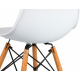 Scaun de masă Aga Alb