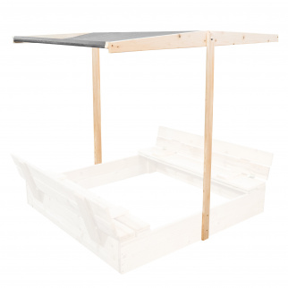 Aga Acoperiș pentru nisipar pentru copii 120x120 cm Gri