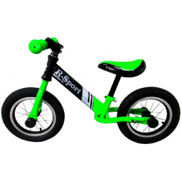 Bicicletă de echilibru R8 VERDE Roți gonflabile, ghidon cu rulmenți