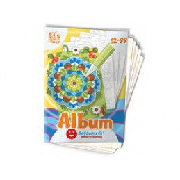 Album de colorat cu nisip Mandala Art 12l+ SABBIARELLI universal