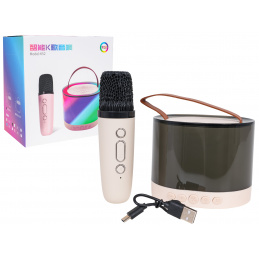 Set Karaoke Microfon + Difuzor Iluminat Set Karaoke Microfon + Difuzor Iluminat