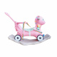 Aga4Kids Cal de leagăn din plastic 2în1 DS3803 Roz