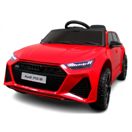 AUDI RS6 GT Mașină roșie pe baterie EVA Piele telecomandă