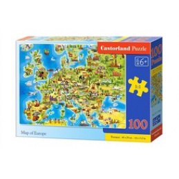 Puzzle 100 buc. Hartă universală a Europei