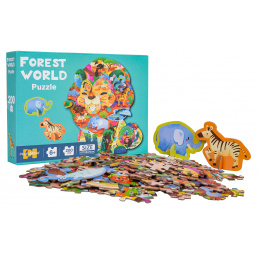 Set de puzzle 200 buc. Safari Set de puzzle 200 buc. Safari