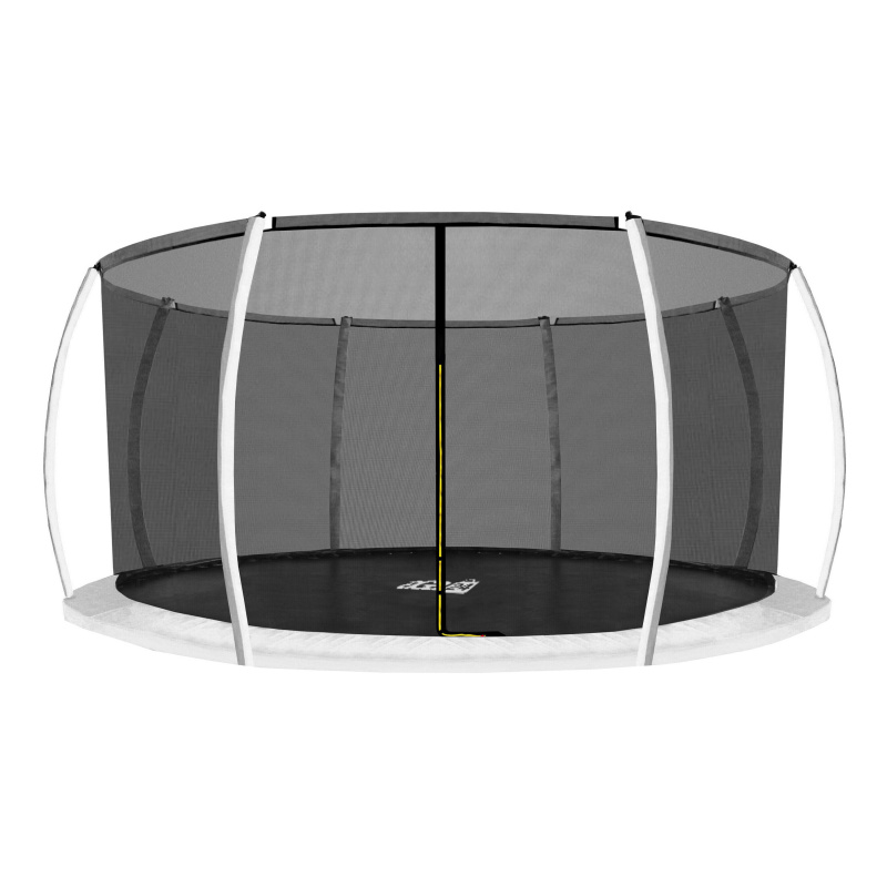 Aga Plasă de protecție interioară 366 cm pentru 8 stâlpi Neagră (cerc)