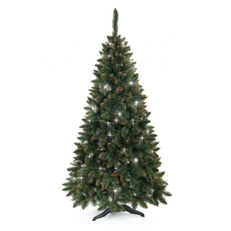 Aga Pom de Crăciun Pin 180 cm Crystal auriu