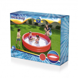 Piscină de grădină pentru copii Piscină gonflabilă Roșie 183x33cm BESTWAY + Petic de reparație