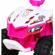 Cea mai rapidă ATV cu baterie pentru copii Roz + motor de 25W