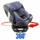 Aga Scaun auto i-Size 360° 0-36 kg DS1823 Albastru