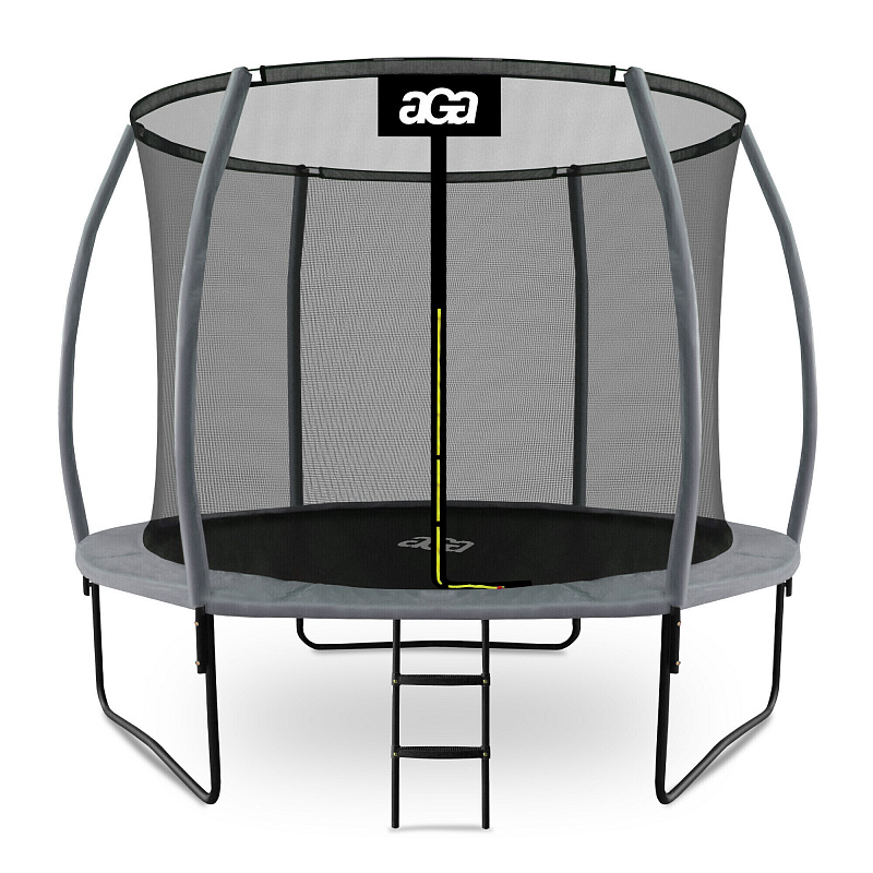 Aga SPORT EXCLUSIVE Trambulină 305 cm Gri + plasă de protecție + scară