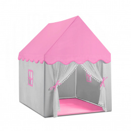Aga4Kids Cort de joacă pentru copii Căsuță Roz