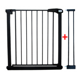 POARTĂ DE SIGURANȚĂ S1 NEAGRĂ pentru scări, uși 79-94 cm extensibilă de protecție