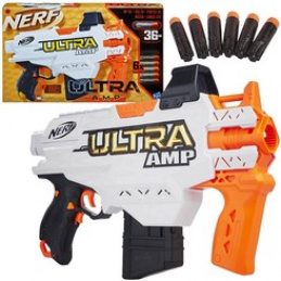 Lansator Nerf Ultra AMP + 6 proiectile spumă ZA4584 universal